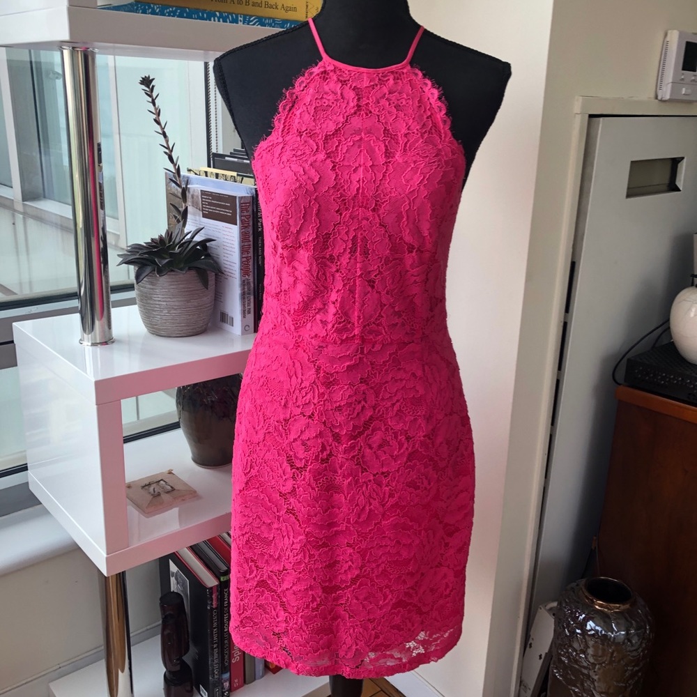 TRINA TURK LACE DRESS!